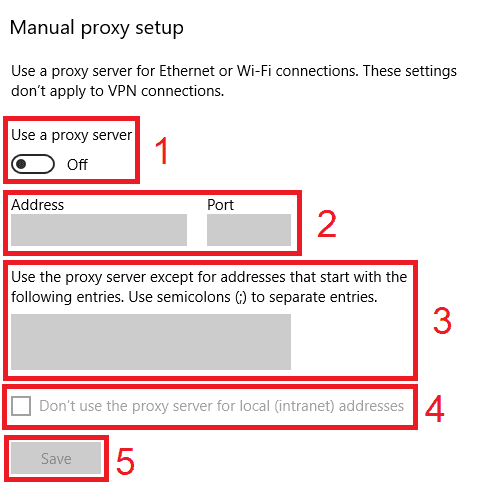 Windows 11 (system proxy): proxy settings screen